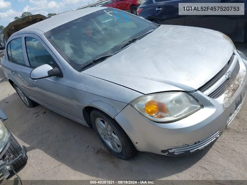 2005 Chevrolet Cobalt Ls VIN: 1G1AL52F457520753 Lot: 40381521