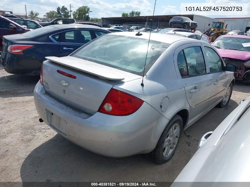 2005 Chevrolet Cobalt Ls VIN: 1G1AL52F457520753 Lot: 40381521