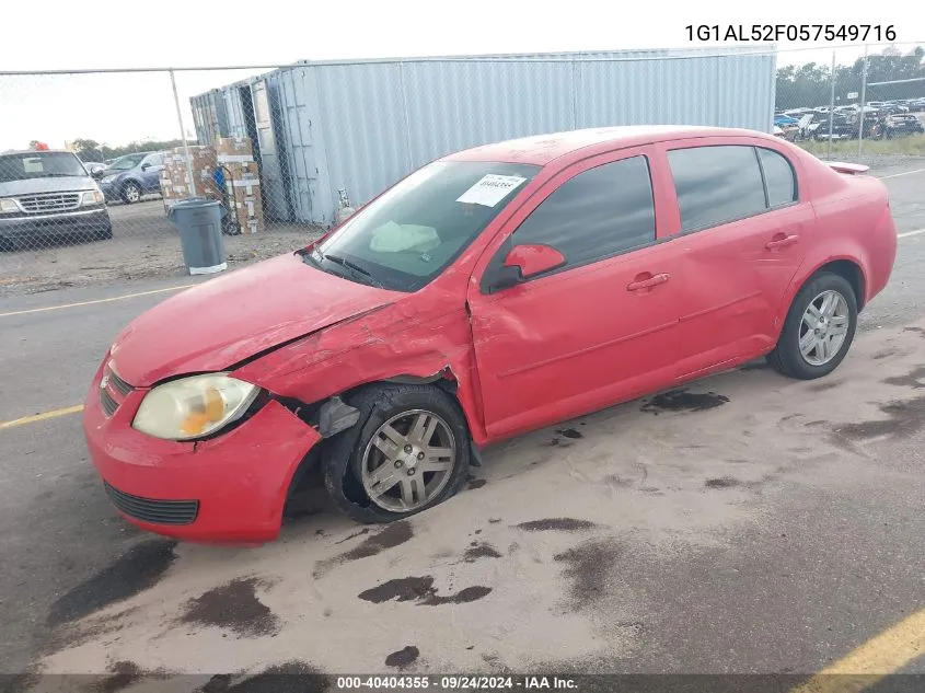 2005 Chevrolet Cobalt Ls VIN: 1G1AL52F057549716 Lot: 40404355