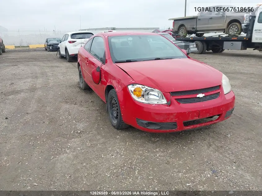 2006 Chevrolet Cobalt Lt VIN: 1G1AL15F667618656 Lot: 12626589x