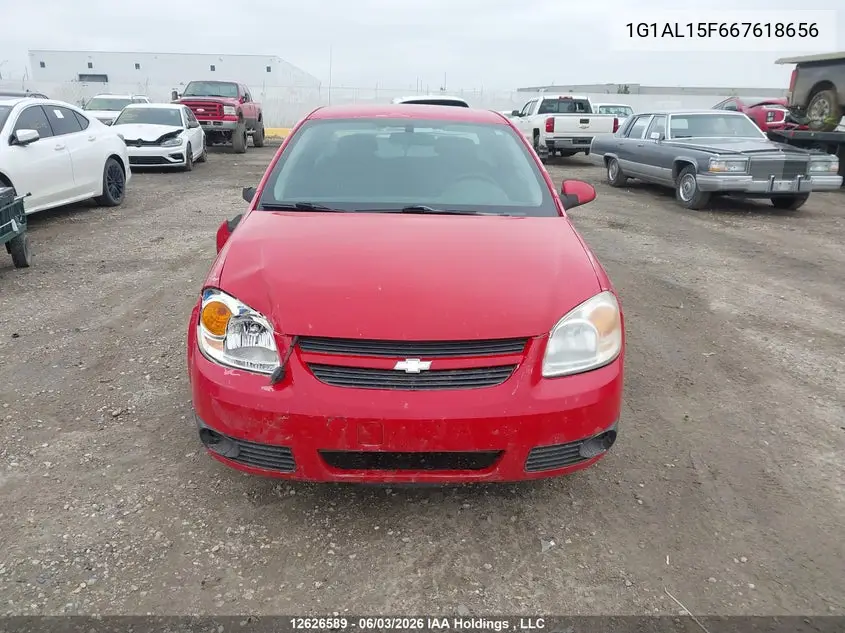 2006 Chevrolet Cobalt Lt VIN: 1G1AL15F667618656 Lot: 12626589x