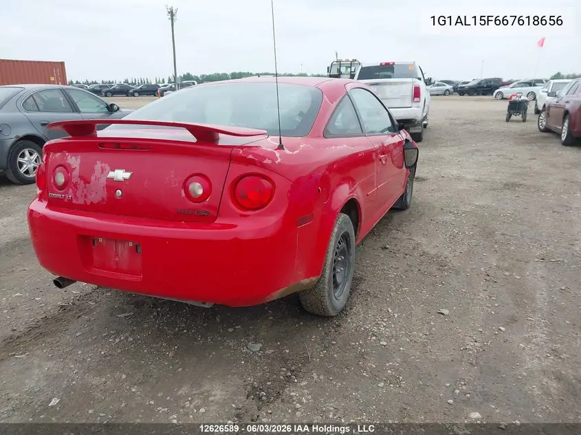 2006 Chevrolet Cobalt Lt VIN: 1G1AL15F667618656 Lot: 12626589x