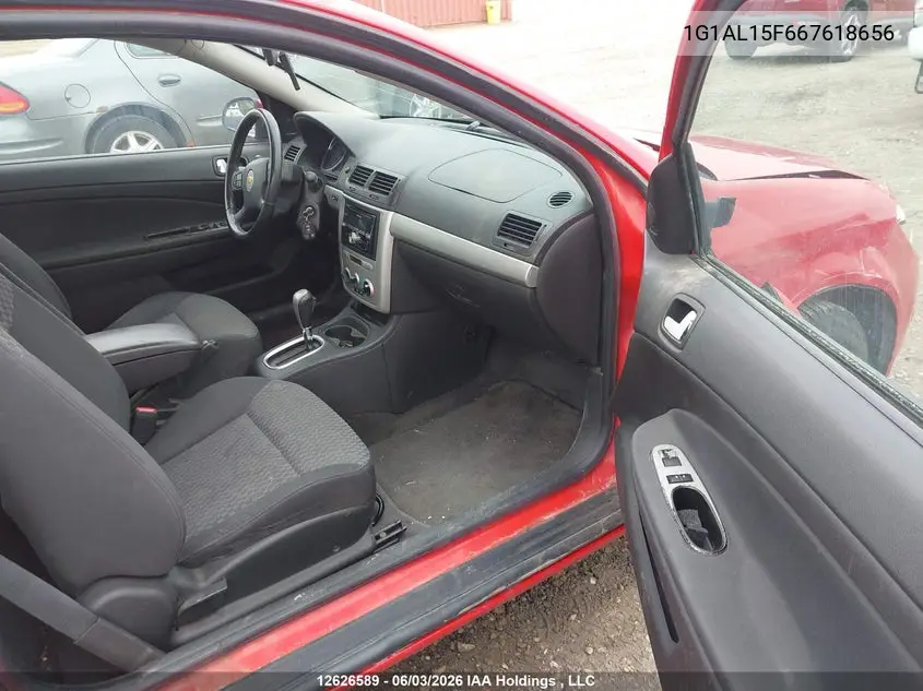 2006 Chevrolet Cobalt Lt VIN: 1G1AL15F667618656 Lot: 12626589x