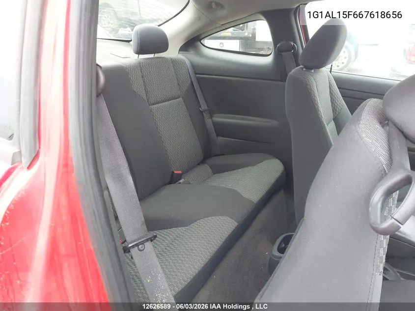 2006 Chevrolet Cobalt Lt VIN: 1G1AL15F667618656 Lot: 12626589x
