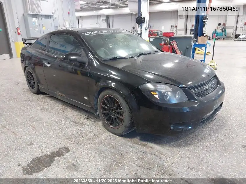 1G1AP11P167850469 2006 Chevrolet Cobalt Ss Supercharged