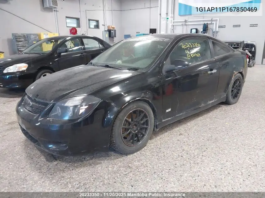 1G1AP11P167850469 2006 Chevrolet Cobalt Ss Supercharged