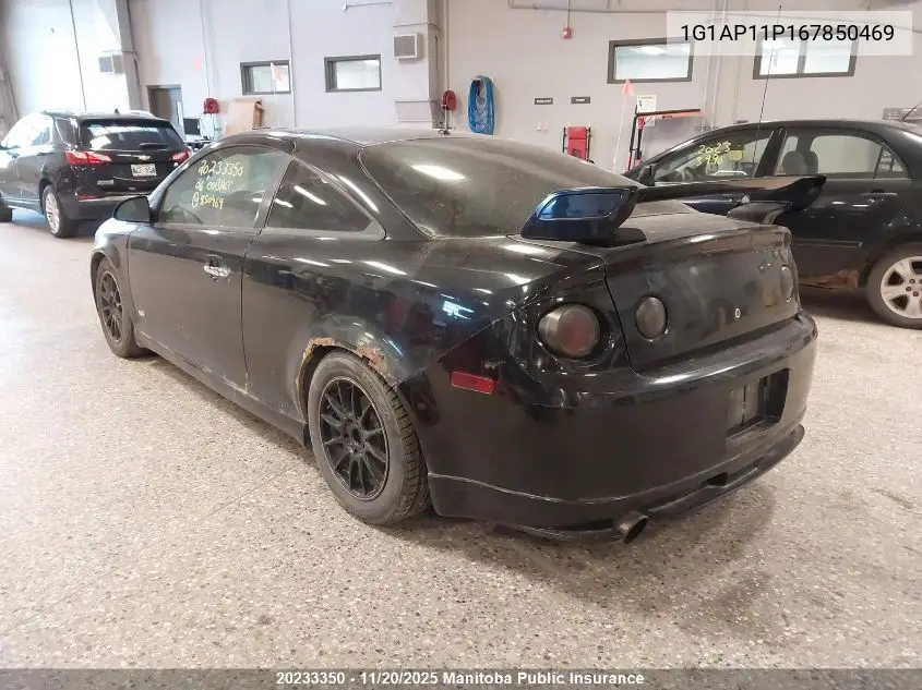 1G1AP11P167850469 2006 Chevrolet Cobalt Ss Supercharged
