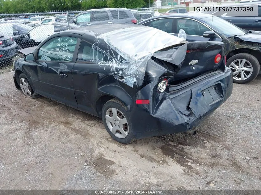 1G1AK15F967737398 2006 Chevrolet Cobalt Ls