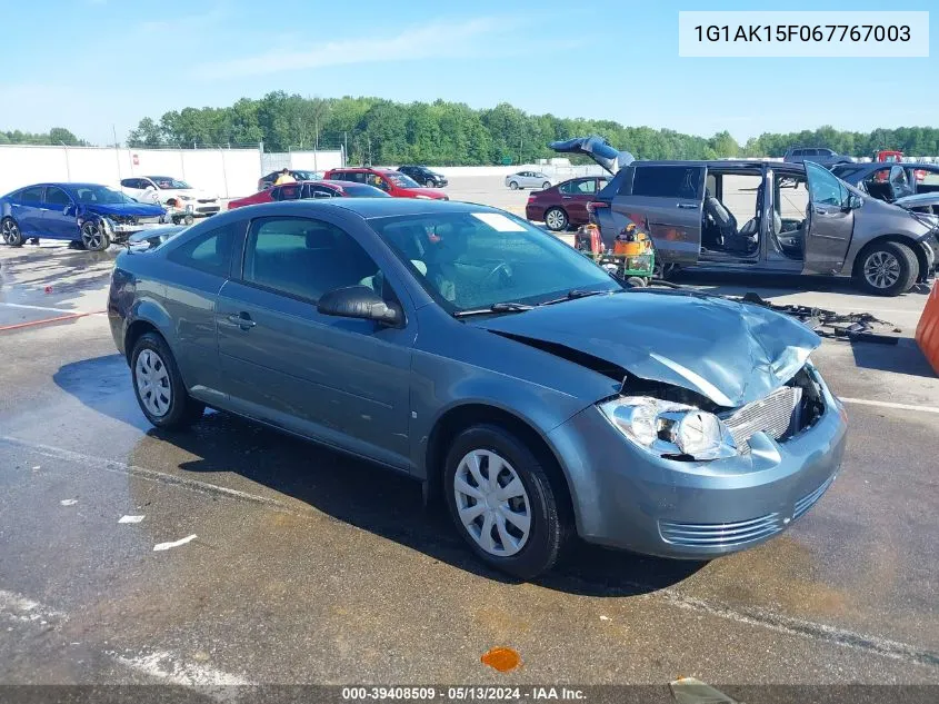 2006 Chevrolet Cobalt Ls VIN: 1G1AK15F067767003 Lot: 39408509