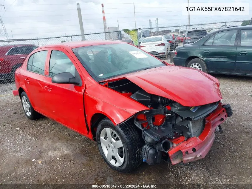 2006 Chevrolet Cobalt Ls VIN: 1G1AK55FX67821642 Lot: 39518547