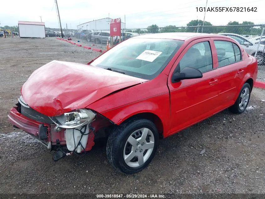 1G1AK55FX67821642 2006 Chevrolet Cobalt Ls