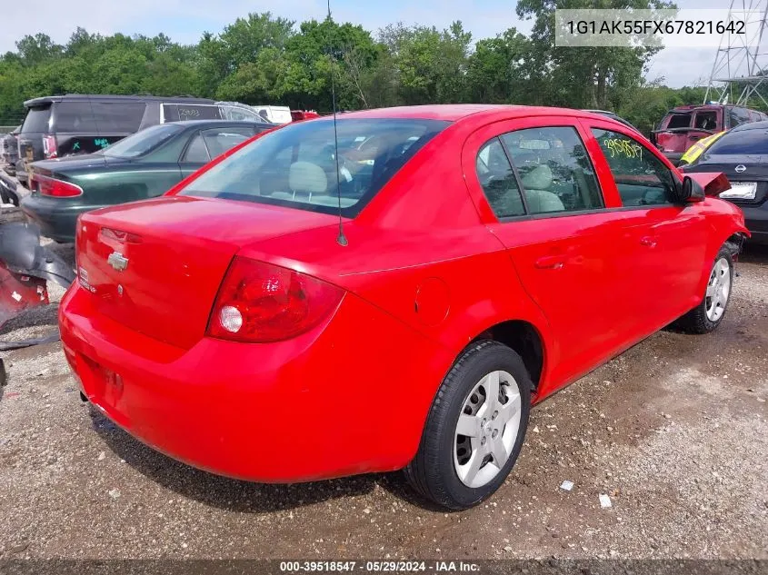 2006 Chevrolet Cobalt Ls VIN: 1G1AK55FX67821642 Lot: 39518547