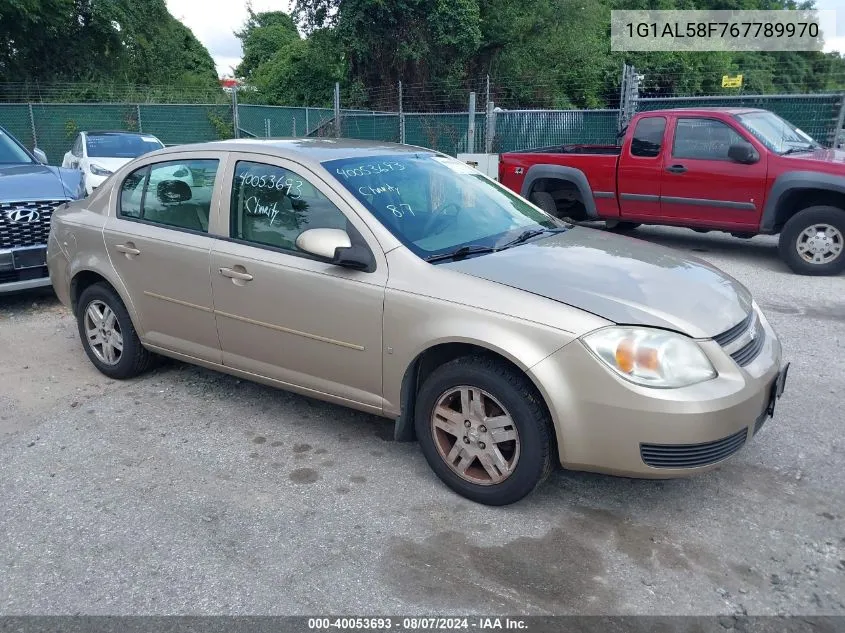 2006 Chevrolet Cobalt Lt VIN: 1G1AL58F767789970 Lot: 40053693