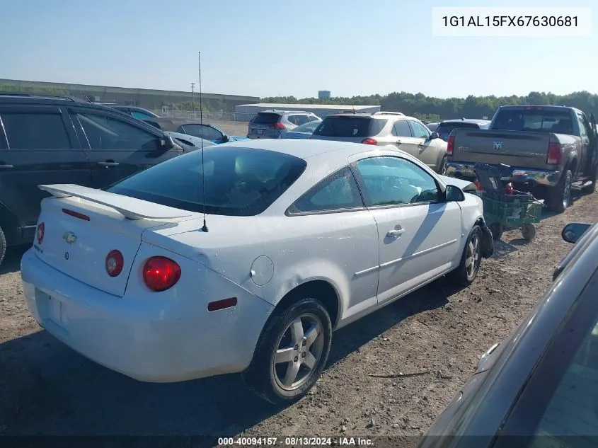 1G1AL15FX67630681 2006 Chevrolet Cobalt Lt