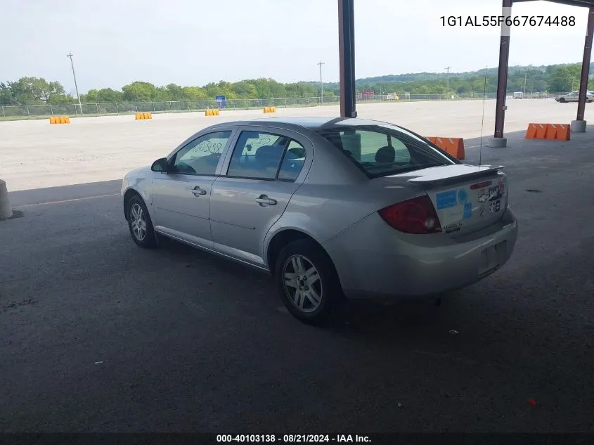 2006 Chevrolet Cobalt Lt VIN: 1G1AL55F667674488 Lot: 40103138