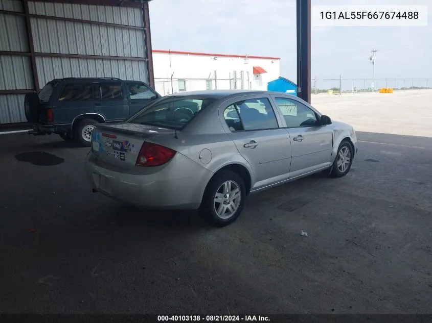 2006 Chevrolet Cobalt Lt VIN: 1G1AL55F667674488 Lot: 40103138