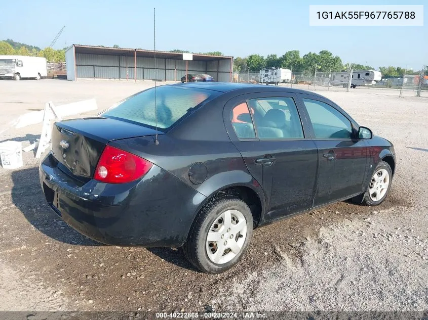 2006 Chevrolet Cobalt Ls VIN: 1G1AK55F967765788 Lot: 40222865