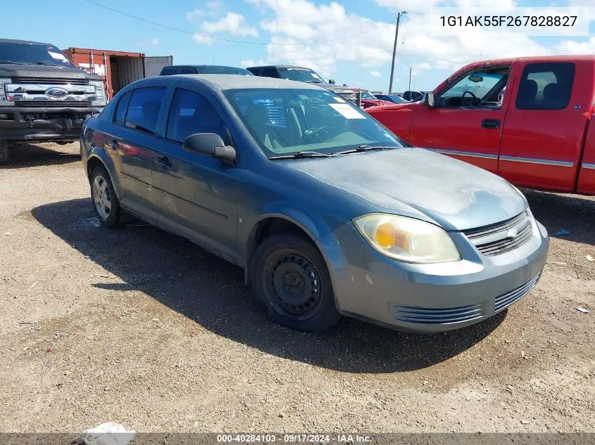 2006 Chevrolet Cobalt Ls VIN: 1G1AK55F267828827 Lot: 40284103