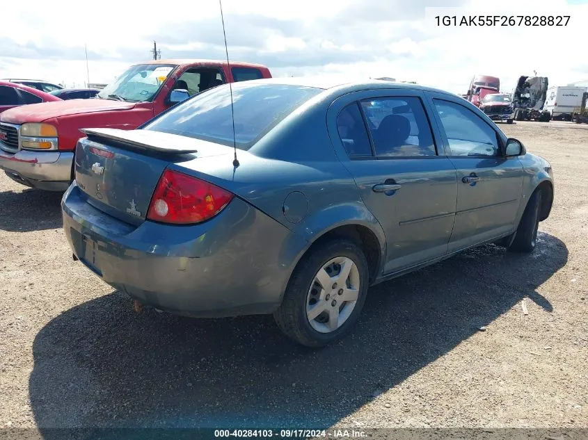 2006 Chevrolet Cobalt Ls VIN: 1G1AK55F267828827 Lot: 40284103