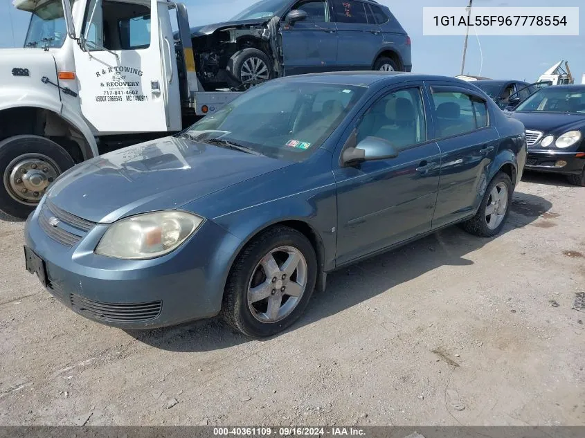 1G1AL55F967778554 2006 Chevrolet Cobalt Lt