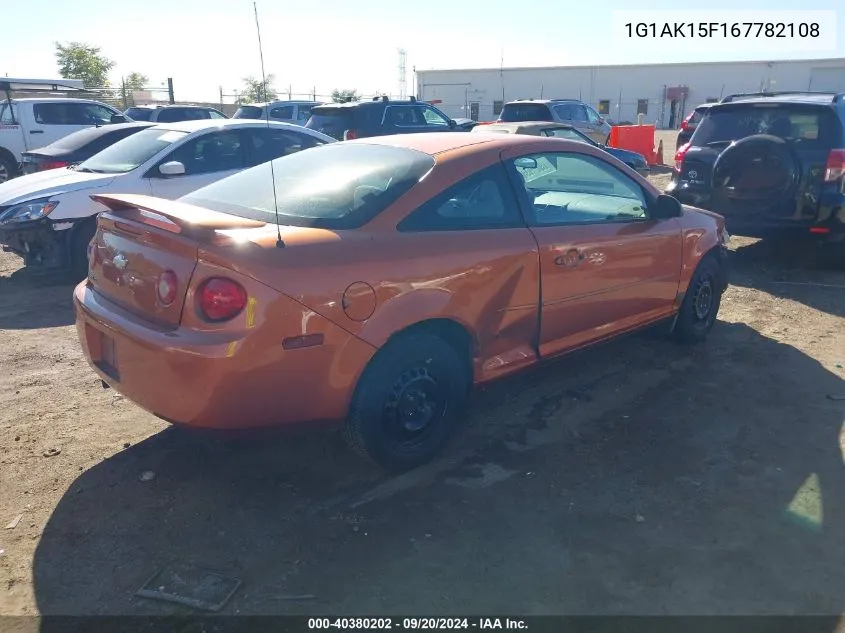 2006 Chevrolet Cobalt Ls VIN: 1G1AK15F167782108 Lot: 40380202