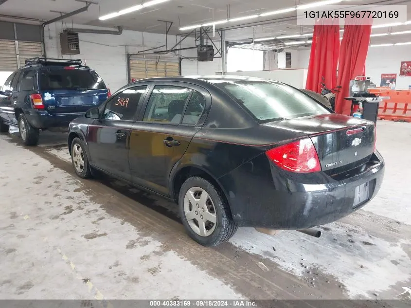 1G1AK55F967720169 2006 Chevrolet Cobalt Ls