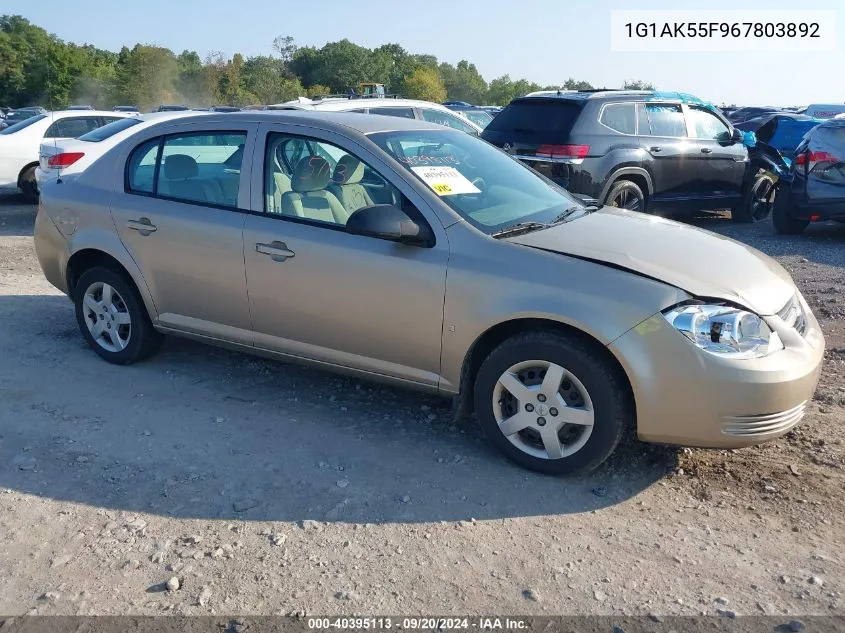 2006 Chevrolet Cobalt Ls VIN: 1G1AK55F967803892 Lot: 40395113