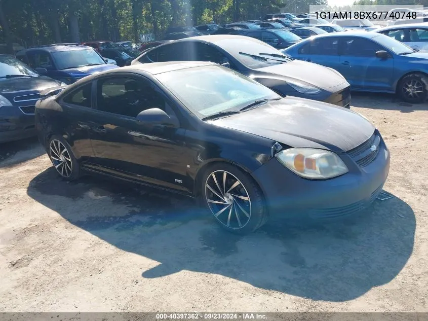 2006 Chevrolet Cobalt Ss VIN: 1G1AM18BX67740748 Lot: 40397362