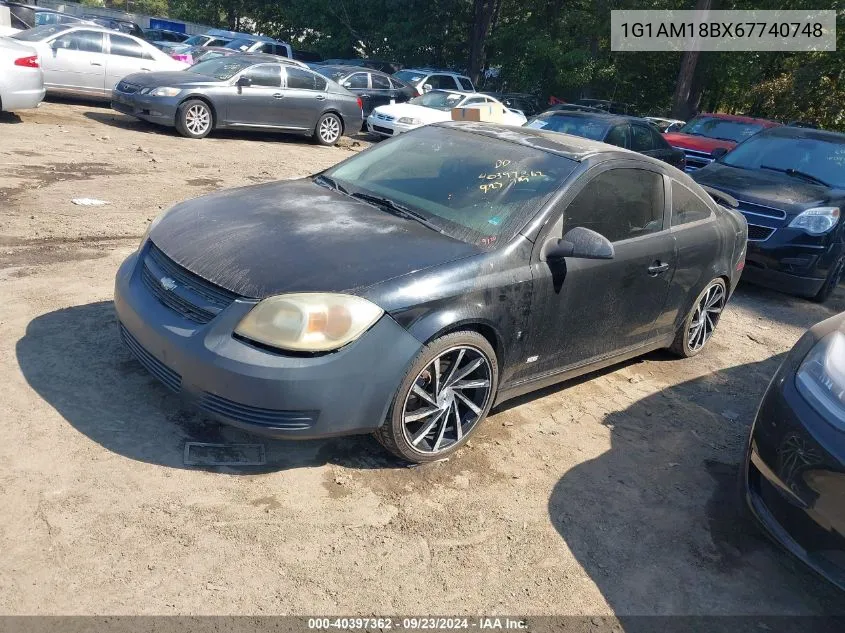 2006 Chevrolet Cobalt Ss VIN: 1G1AM18BX67740748 Lot: 40397362