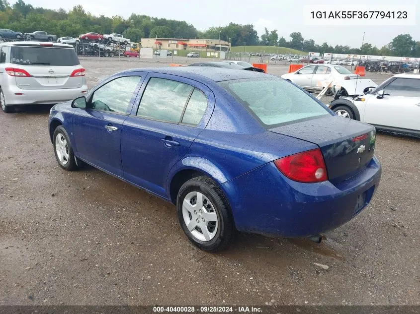 2006 Chevrolet Cobalt Ls VIN: 1G1AK55F367794123 Lot: 40400028