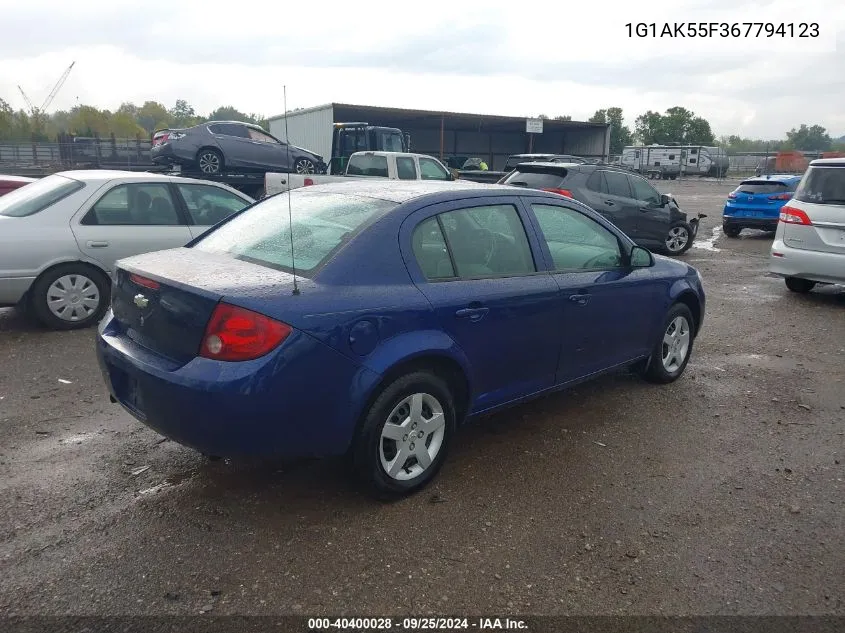 2006 Chevrolet Cobalt Ls VIN: 1G1AK55F367794123 Lot: 40400028