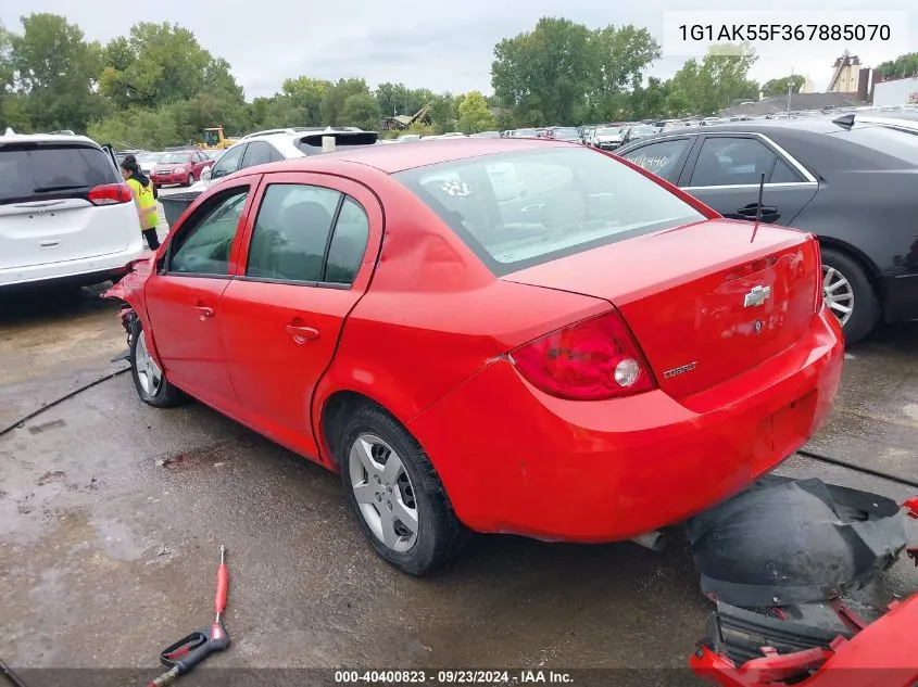 1G1AK55F367885070 2006 Chevrolet Cobalt Ls