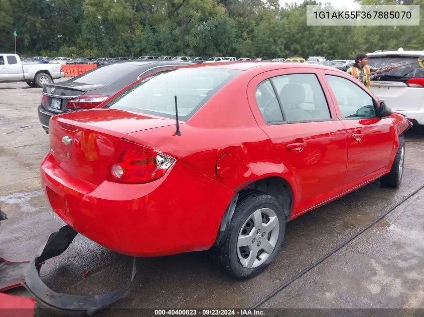 2006 Chevrolet Cobalt Ls VIN: 1G1AK55F367885070 Lot: 40400823