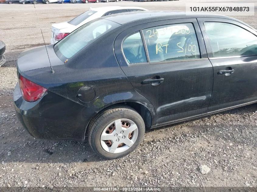 2006 Chevrolet Cobalt Ls VIN: 1G1AK55FX67848873 Lot: 40417367