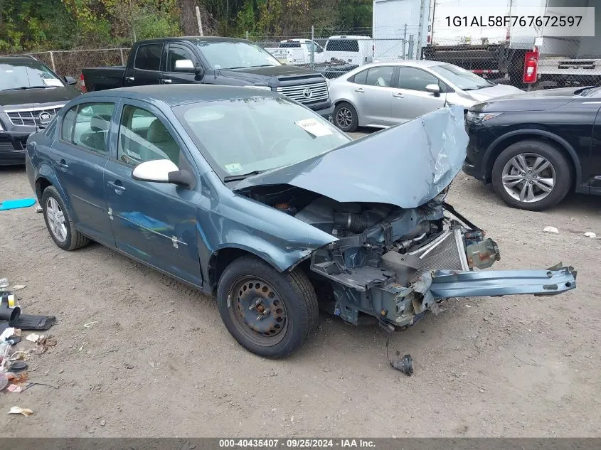 2006 Chevrolet Cobalt Lt VIN: 1G1AL58F767672597 Lot: 40435407