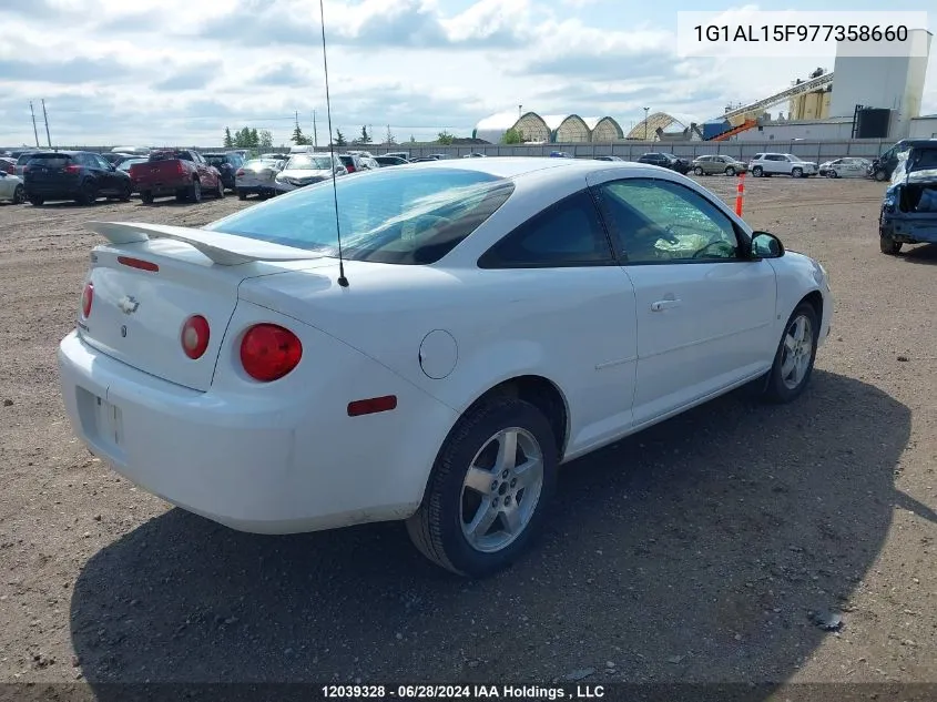 2007 Chevrolet Cobalt VIN: 1G1AL15F977358660 Lot: 12039328