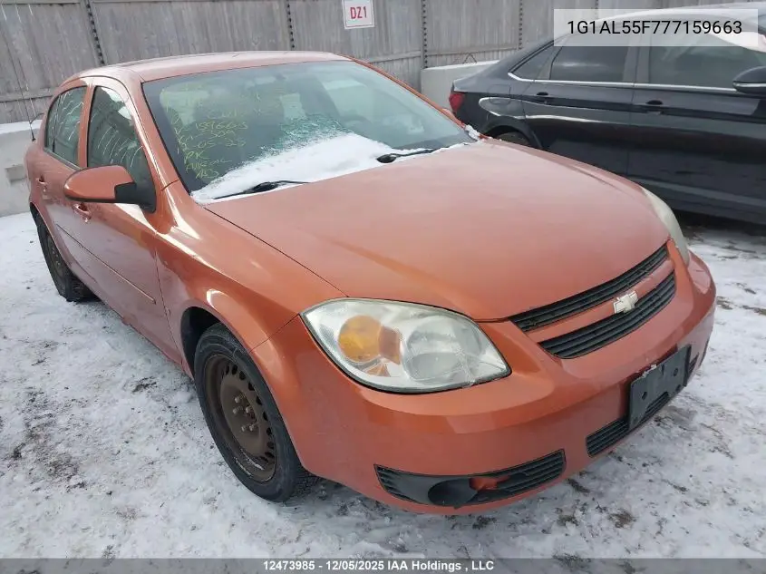 1G1AL55F777159663 2007 Chevrolet Cobalt Lt