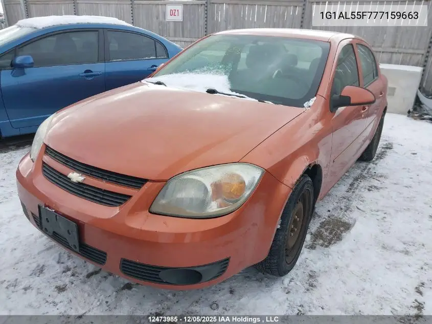 1G1AL55F777159663 2007 Chevrolet Cobalt Lt