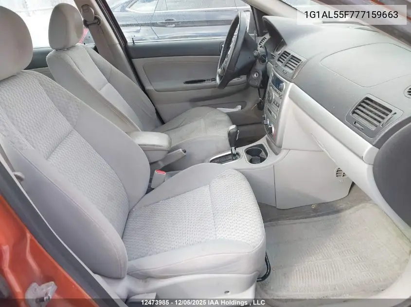 1G1AL55F777159663 2007 Chevrolet Cobalt Lt