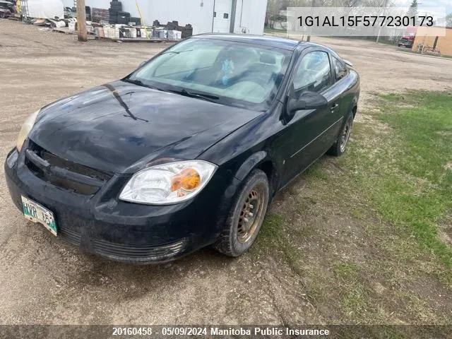 2007 Chevrolet Cobalt Lt VIN: 1G1AL15F577230173 Lot: 20160458