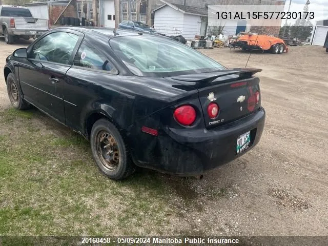 2007 Chevrolet Cobalt Lt VIN: 1G1AL15F577230173 Lot: 20160458