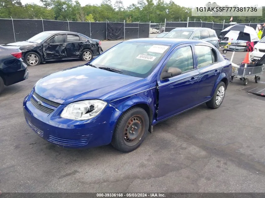 2007 Chevrolet Cobalt Ls VIN: 1G1AK55F777381736 Lot: 39336168