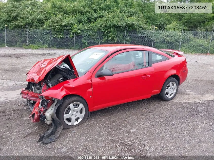 2007 Chevrolet Cobalt Ls VIN: 1G1AK15F877208462 Lot: 39381018