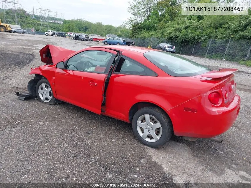 2007 Chevrolet Cobalt Ls VIN: 1G1AK15F877208462 Lot: 39381018