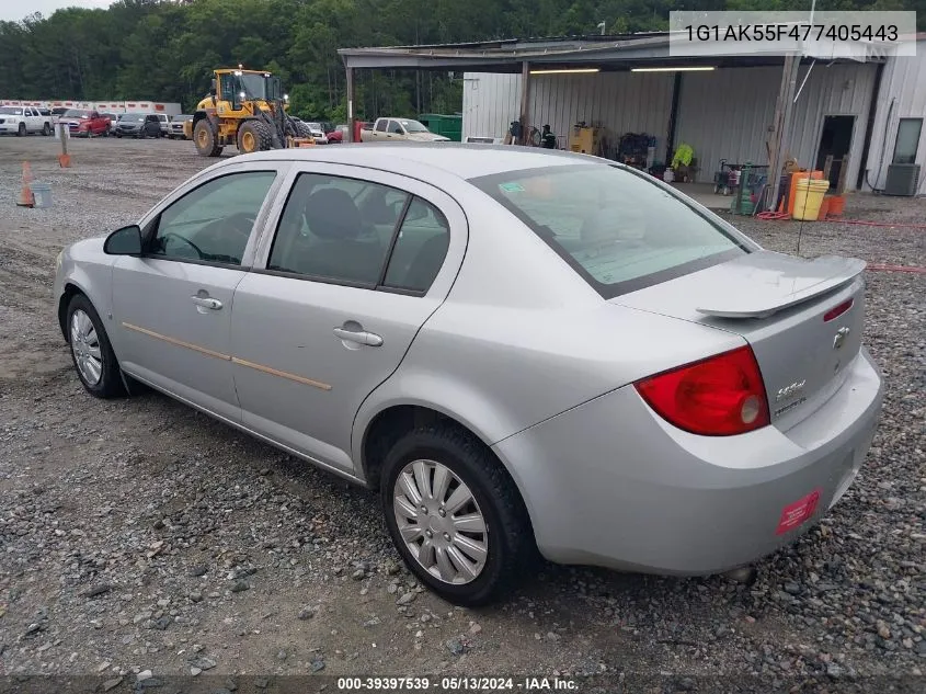 2007 Chevrolet Cobalt Ls VIN: 1G1AK55F477405443 Lot: 39397539