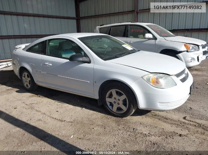 2007 Chevrolet Cobalt Ls VIN: 1G1AK15FX77149382 Lot: 39401412