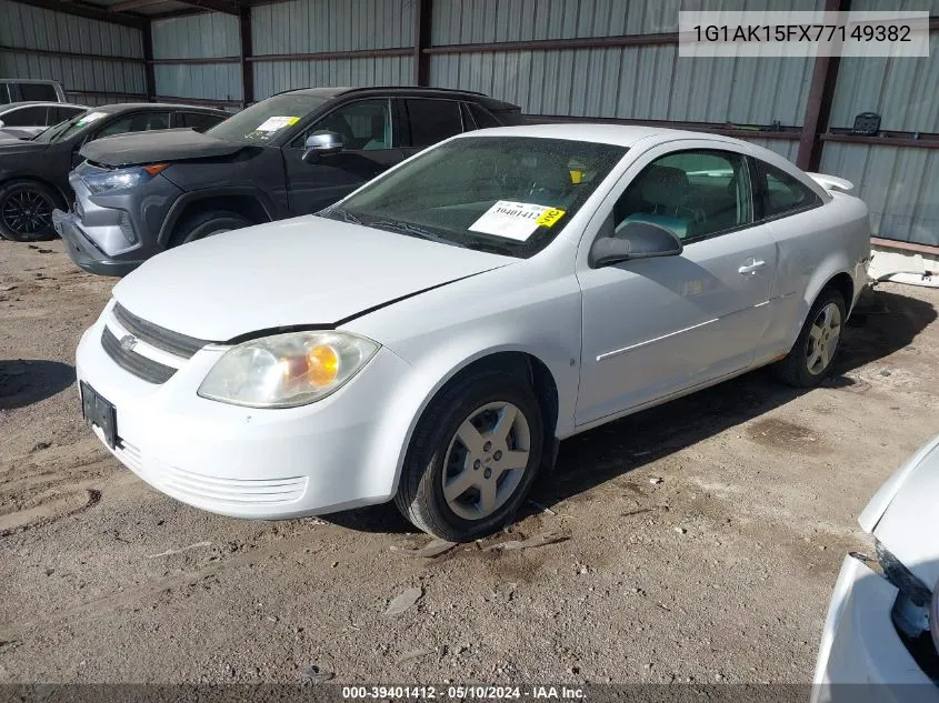 2007 Chevrolet Cobalt Ls VIN: 1G1AK15FX77149382 Lot: 39401412