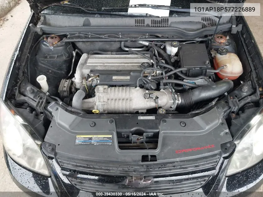 1G1AP18P577226889 2007 Chevrolet Cobalt Ss Supercharged