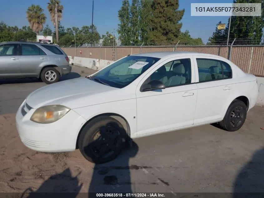 2007 Chevrolet Cobalt Ls VIN: 1G1AK55F077343281 Lot: 39683518