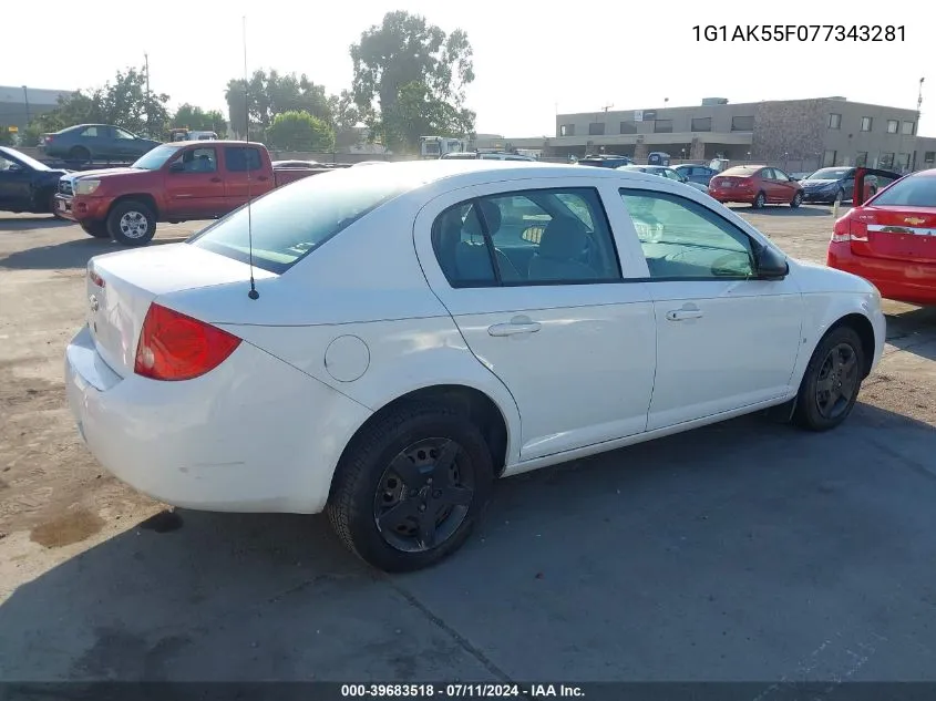 2007 Chevrolet Cobalt Ls VIN: 1G1AK55F077343281 Lot: 39683518